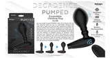 Decadence - Pumped Silicone Expandable Butt Plug with Remote Control